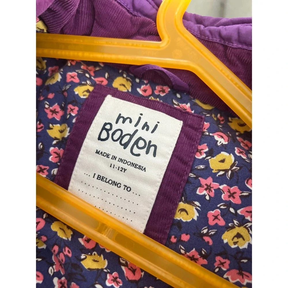Mini‎ Boden purple girls vest size 11-12